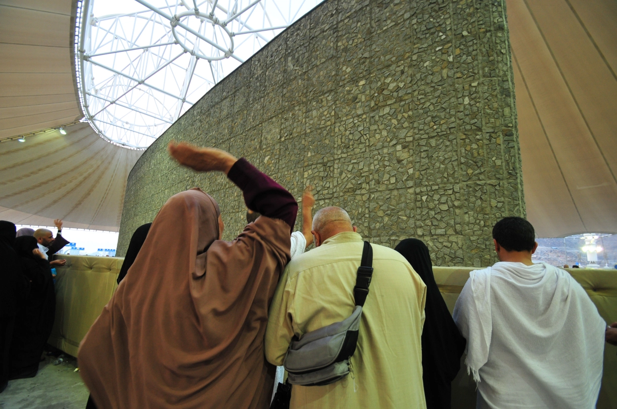 The Jamarah al-Aqabah pelting area